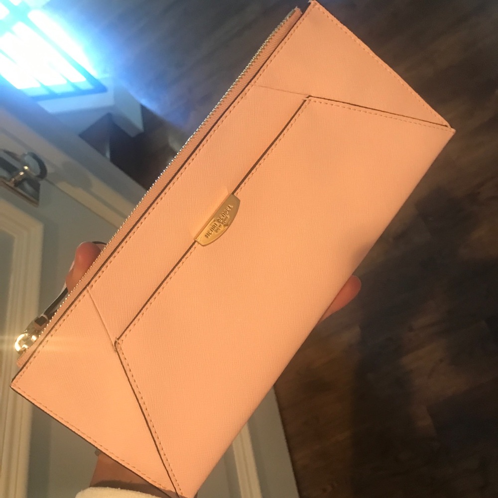 Henry Bendel Pink Wristlet/Clutch